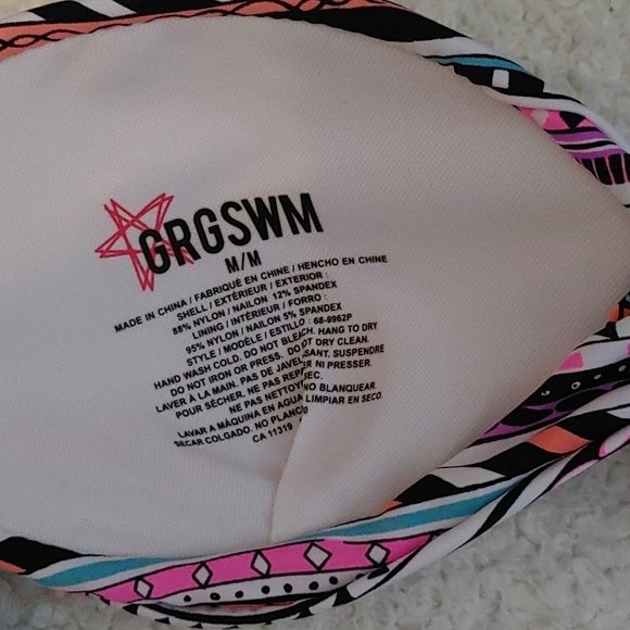 Garage Bandeau Swim Top - Picture 4 of 5